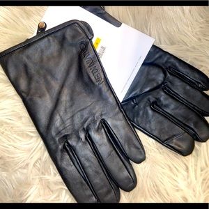 CK Leather gloves